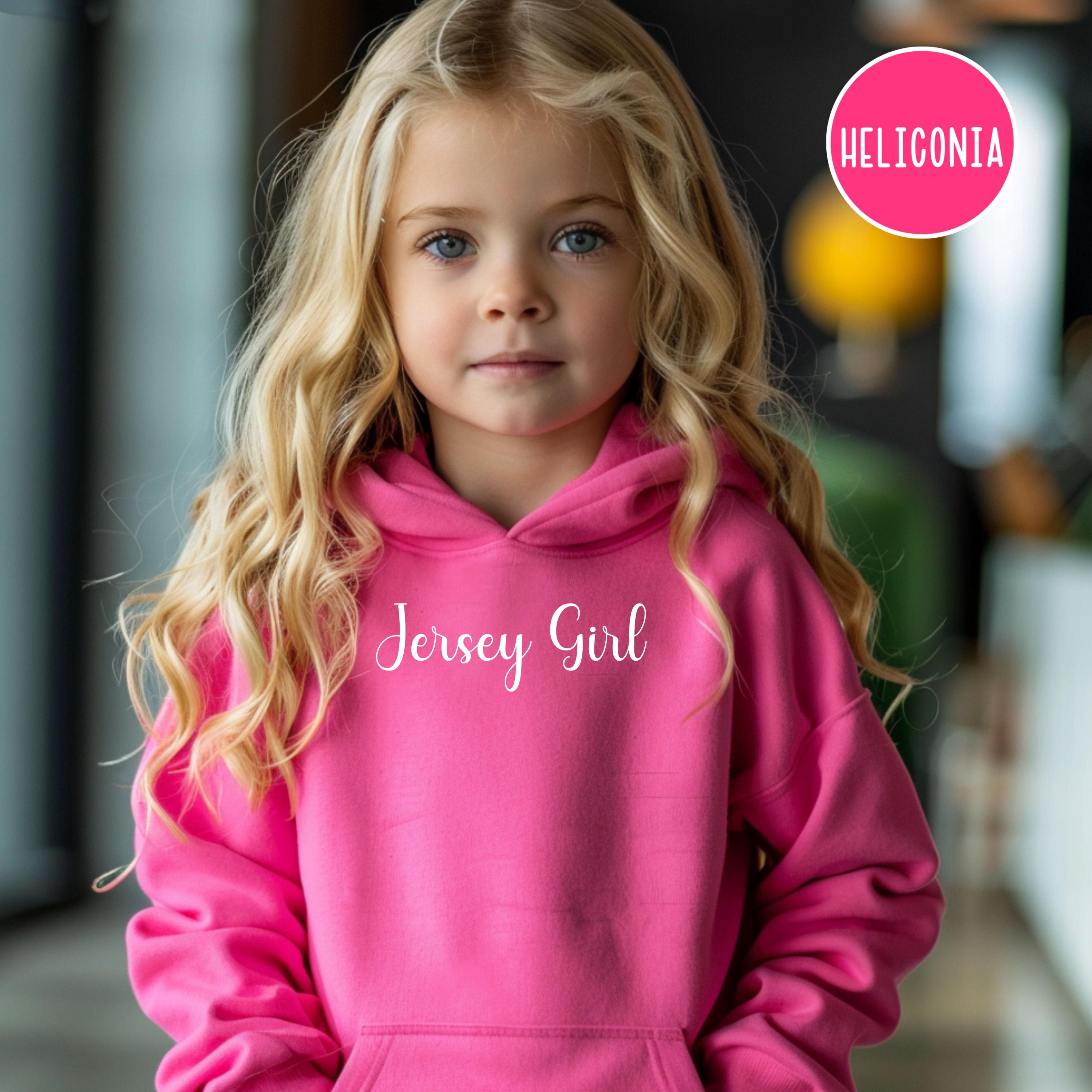 Jersey Girl Youth Sized Pullover Hoodie, Just a Jersey Girl Hooded