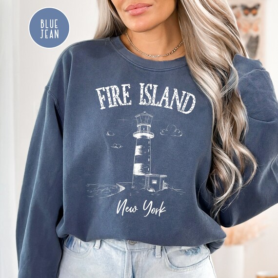 Fire Island Long Island Graphic Vintage T-Shirt Fire Island Long Island Graphic Vintage T-Shirt