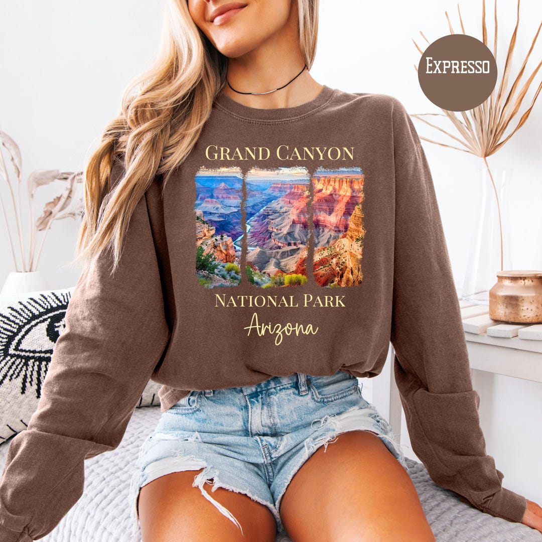 Grand Canyon National Park Comfort Colors Adult Unisex Long Sleeve