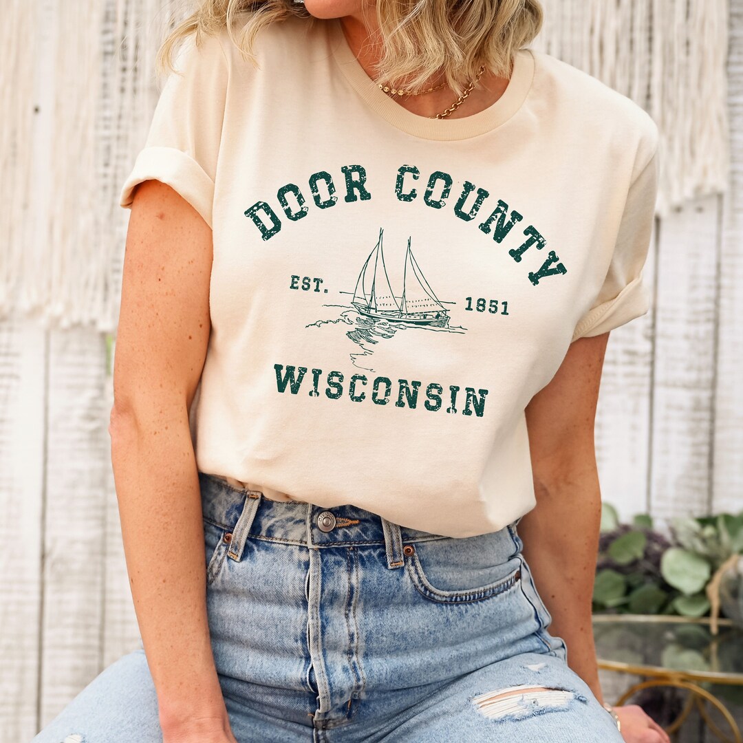 Door County Tshirt Door County Vintage Door County Tee Etsy