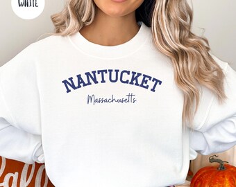 Nantucket Summer Vacation Sweater Gift, Nantucket Island Gift, Nantucket Massachusetts Gift, Nantucket Shirt, Nantucket Crewneck Sweatshirt