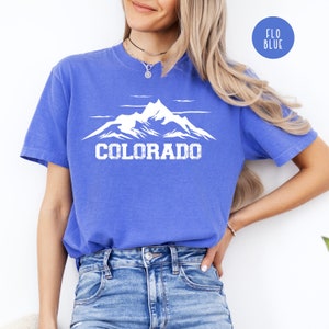 Colorado Grunge Style Comfort Colors T-Shirt, Colorado Tee, Colorado Gift, Colorado Vacation Shirt, Colorado Rockies Gift, Colorado Rocky Mt