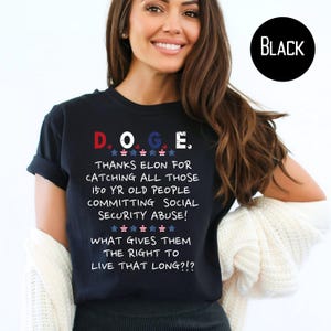 DOGE Joke Shirt, Funny Anti-Doge Comfort Colors® Tee Shirt, Anti Trump Shirt, Political Sarcasm, Anti Elon Musk, Democrat Gift, Liberal Tee