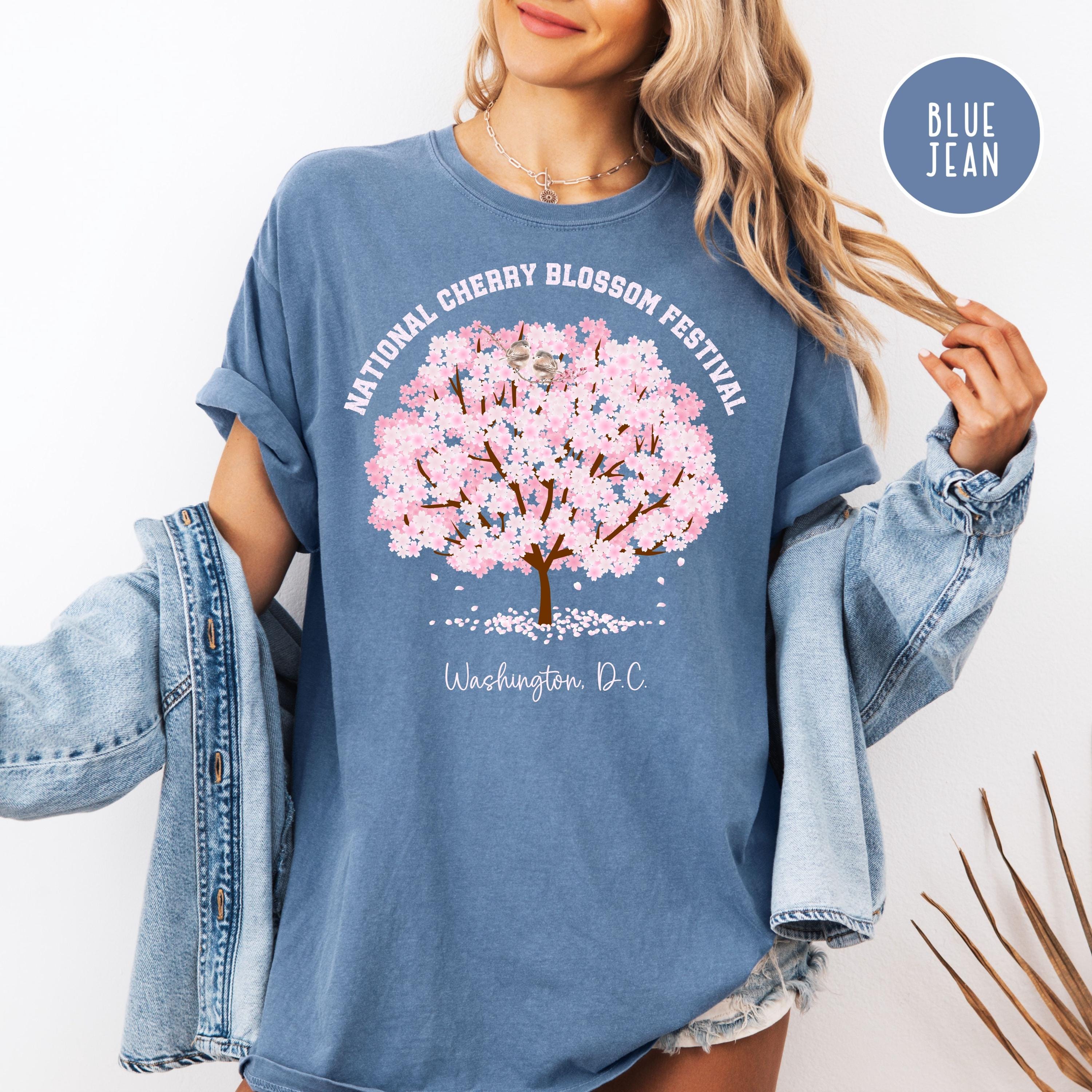 Cherry Blossom Festival Washington DC Comfort Colors Tee Shirt, Washington DC Vacation Gift Shirt, National Cherry Blossom Festival Shirt, image size:3000x3000