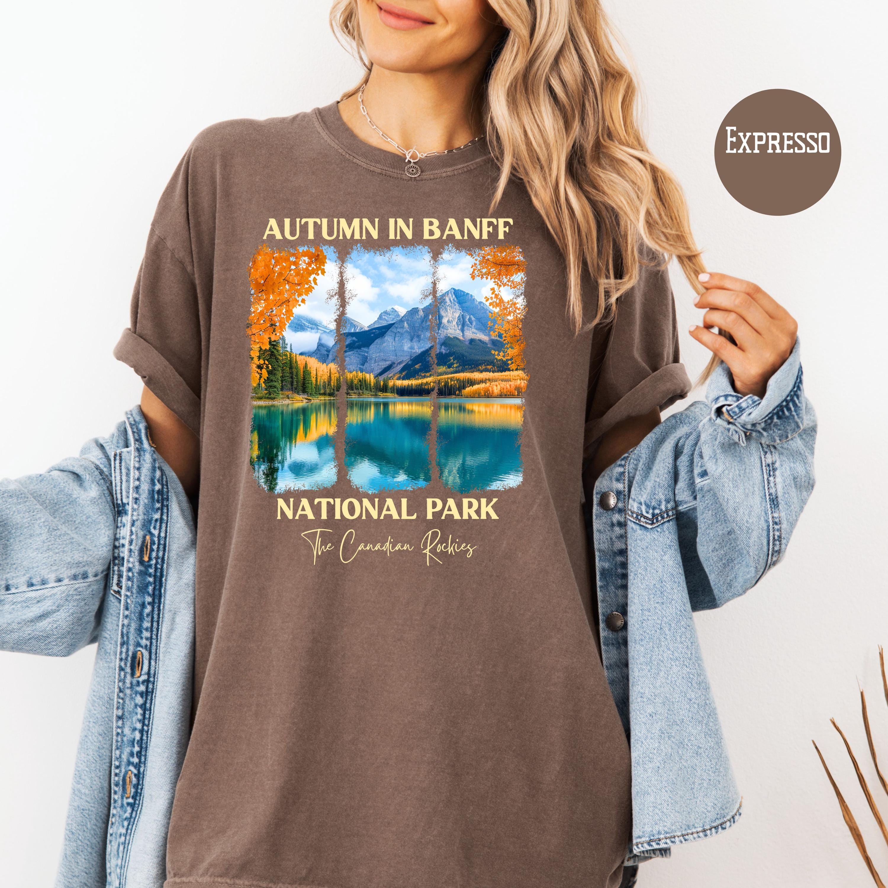 Autumn in Banff National Park Comfort Colors Unisex Tee Shirt