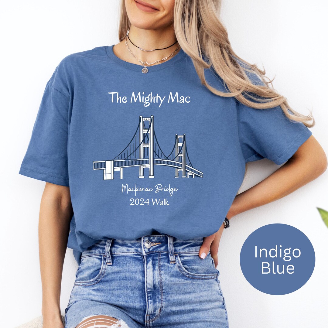 Mackinac Bridge Labor Day Walk 2024 Gildan Softstyle Adult Unisex Tee