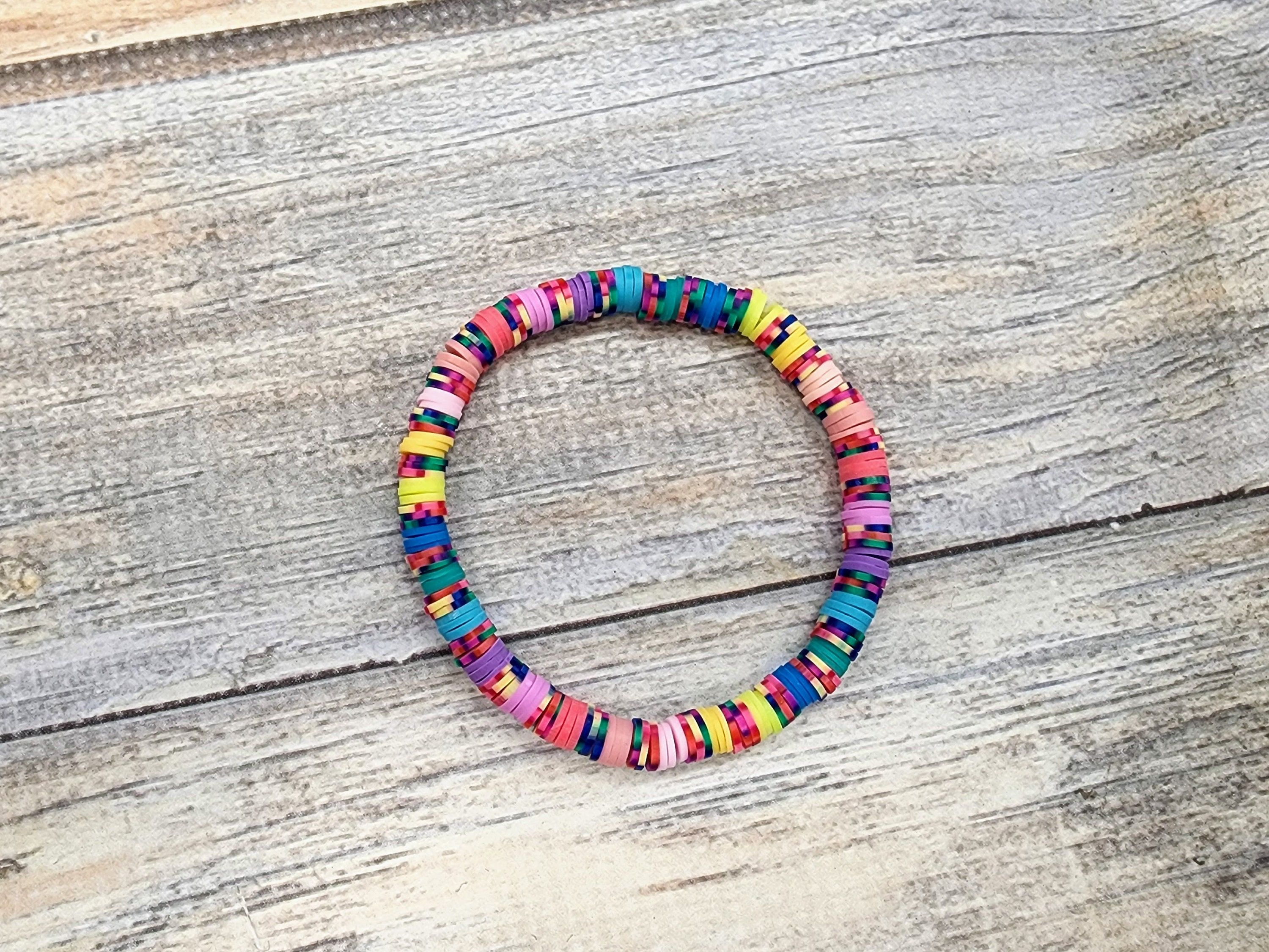 Rainbow Bead Bracelet
