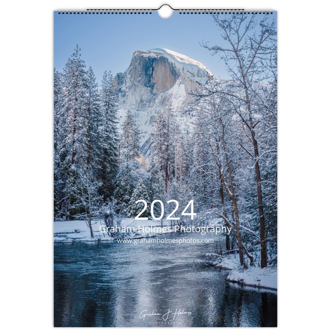 2024 Yosemite Wall Calendar World Wide Version Etsy