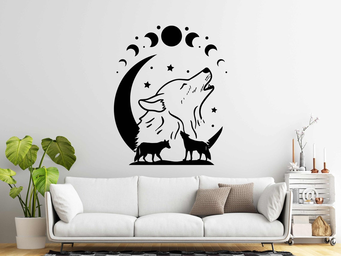 Wolf Svg Howling Wolf Svg Wolf Howl Svg Wolves Svg Wolf - Etsy