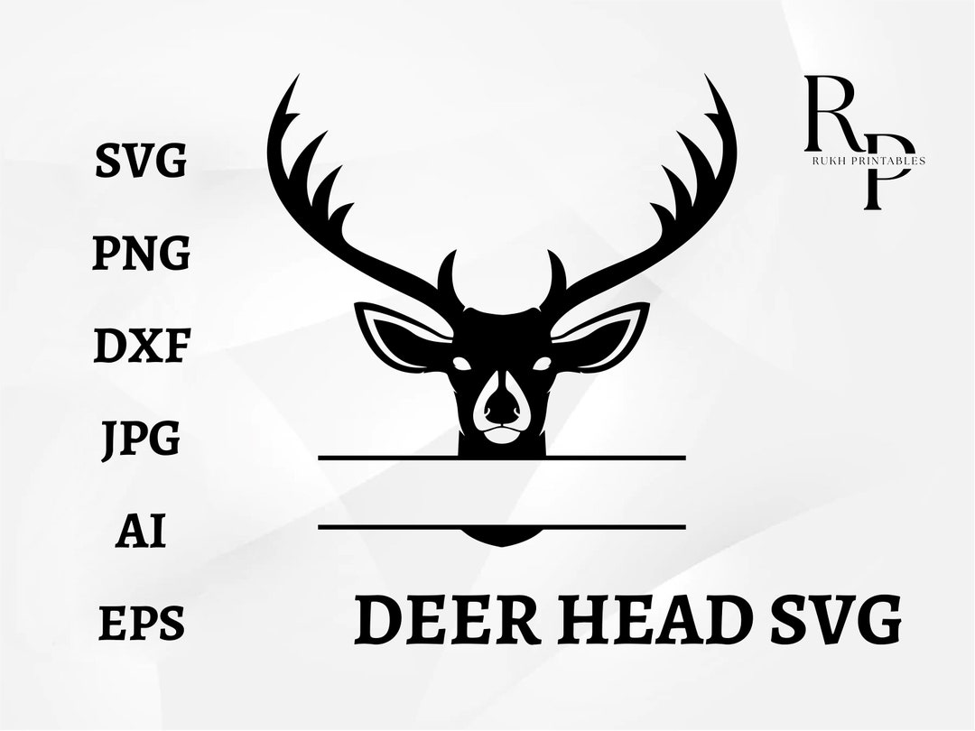 Deer Head Svg Deer Svg Deer Head Clipart Deer Animal Svg Hunting Svg