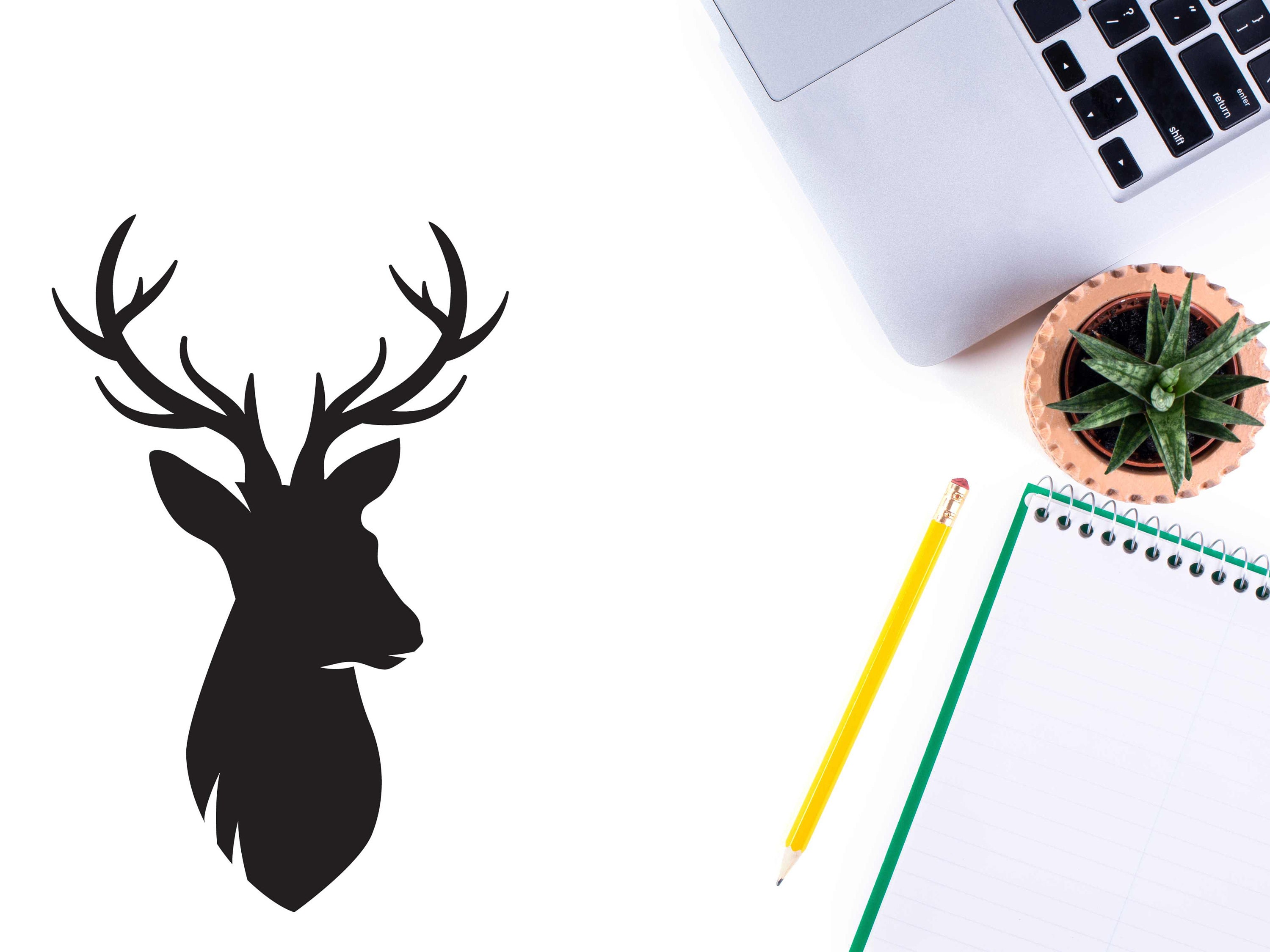 Deer Head Svg Deer Svg Deer Head Clipart Deer Animal Svg Hunting Svg