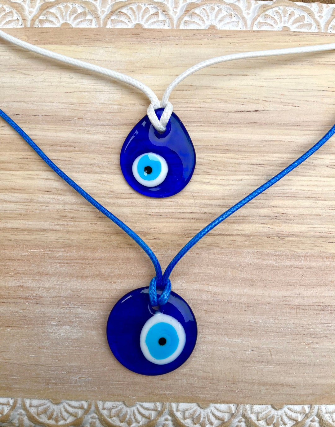 Evil Eye Pendant Necklaces Third Eye All Seeing Eye Rope Etsy