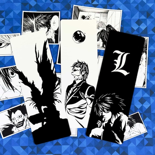 Supernatural Book Anime Bookmark | Manga Bookmarks | Black & White - Pick your own