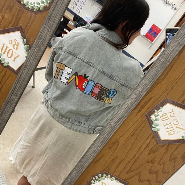 Teacher Jacket - Etsy