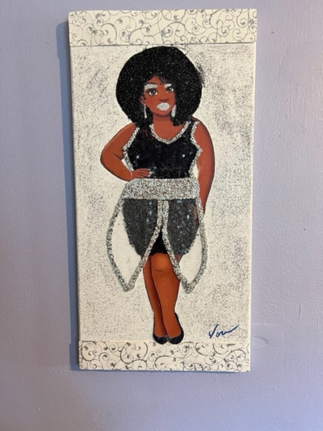 Diva Canvas, Plus Size Diva, Wall Decor Etsy