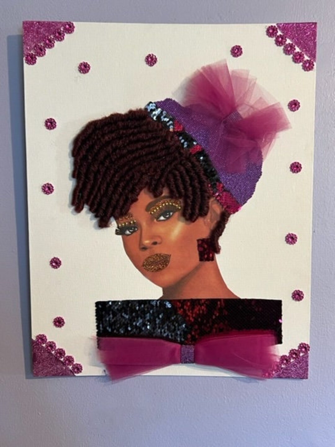 Diva Canvas Wall Decor African American Diva Etsy