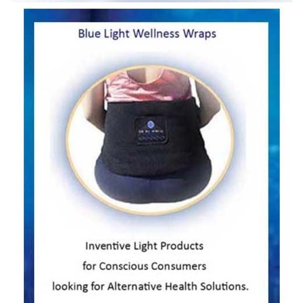 Blue Light Wellness Wrap, Natural Arthritis and Joint Care, Injury and Surgery Recovery. For Improved Health & Well-being by TruBluMedical