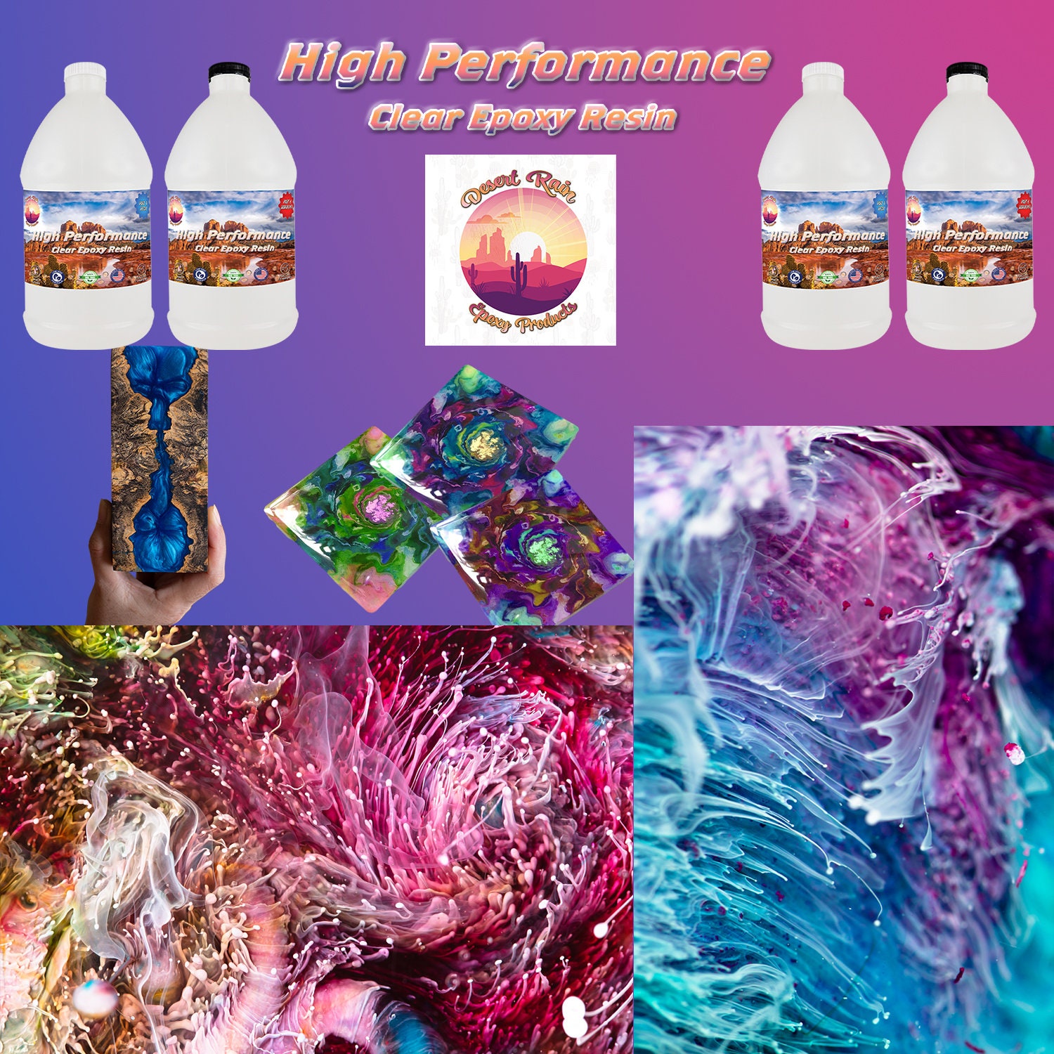 Clear High Quality Epoxy Resin Designed for Coatings and Small Etsy