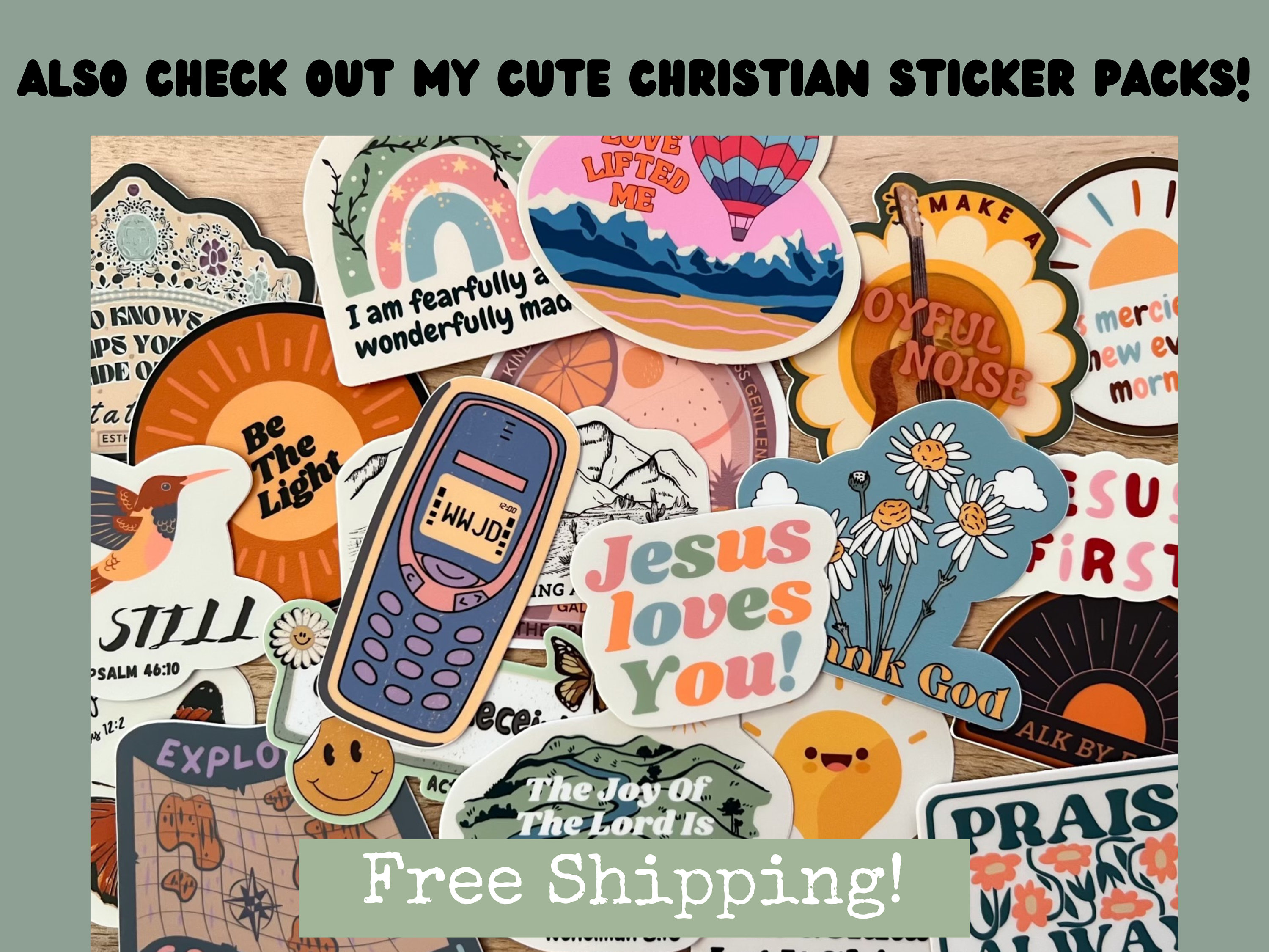 Cute Scripture Graphics Christian Art Print Set - Cute Bible Verse Print Christian Art Room ...