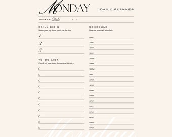 Weekly Day Planner Printable – Organize Your Work & Personal Life with Ease
