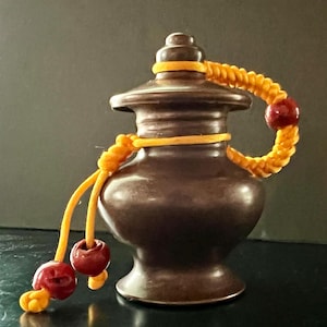 Tibetan Blessing Pill Bottle, Dhusti, Mendrup, Rilbu