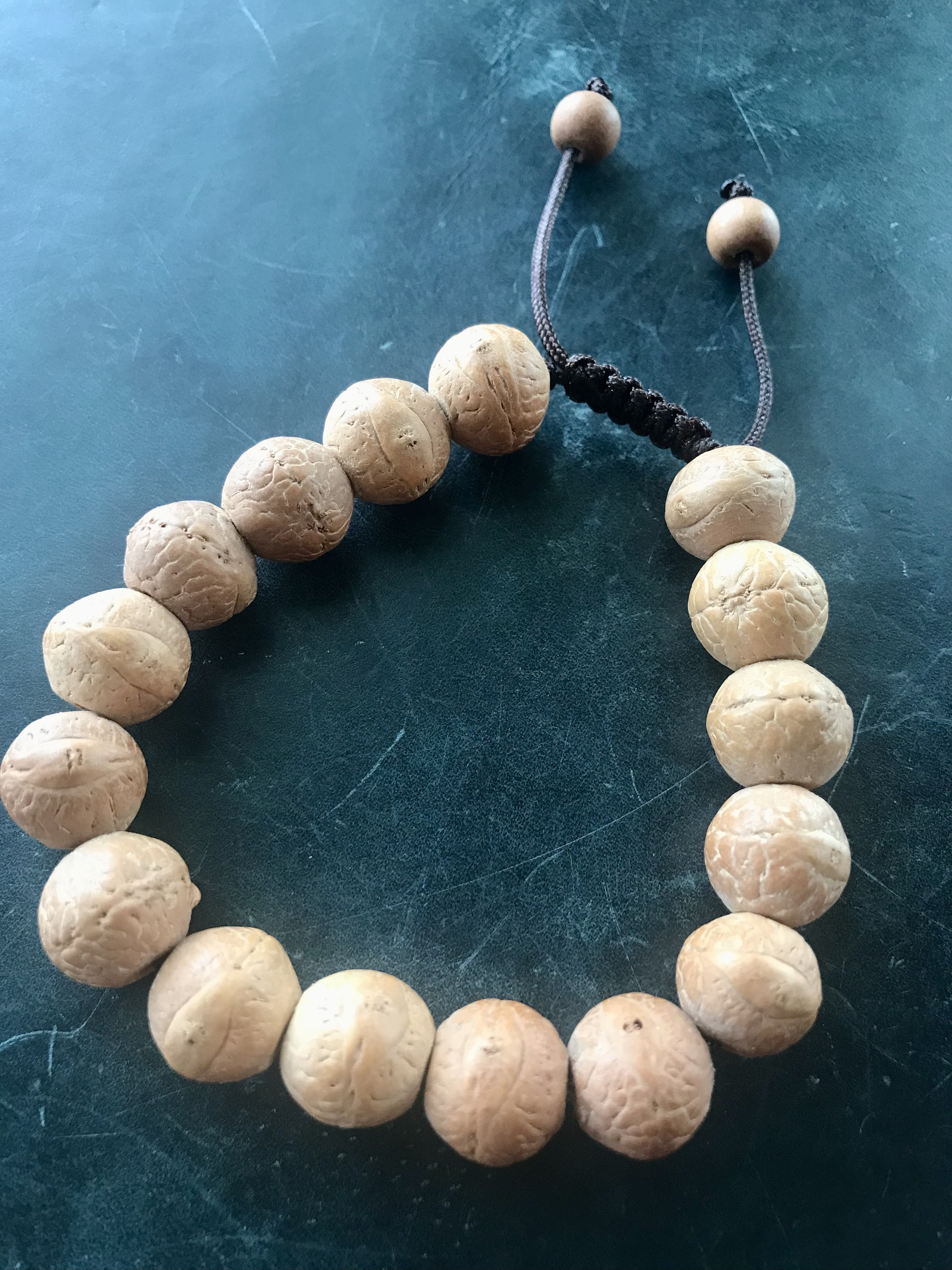 Hand knotted Lava Stone Astamangala Mala Hand knotted Lava Stone Astamangala Mala