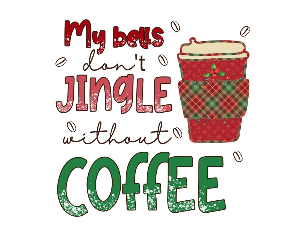 Christmas Coffee PNG Bundle: Holiday Designs (20 Files) - Etsy Israel, image size:1000x800