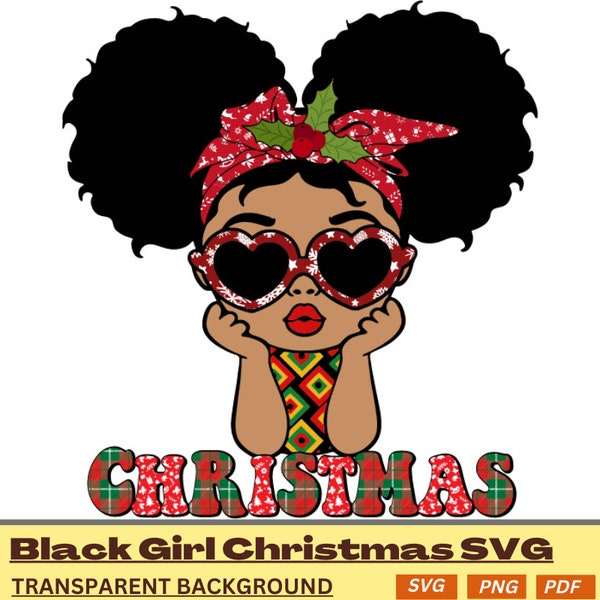 Merry Christmas Svg ,Black Girl Christmas SVG,Afro Girl Svg,Black Girl Svg ,Peekaboo Girl Svg,Cut Files, Christmas Girl Svg,Digital Download