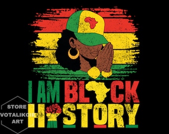 Black History Month SVG: Melanin Queen, African American Design (Digital Download)