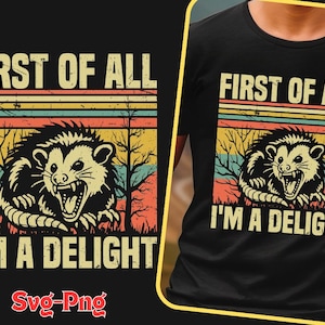 Funny Possum Sarcastic SVG PNG - Delight Design (Digital Download)