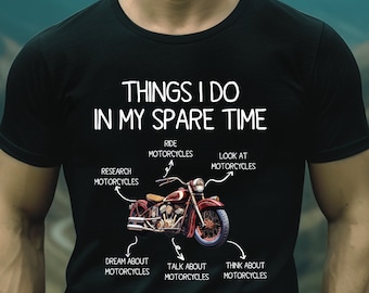 Motorcycle Spare Time Design SVG PNG - Biker Gift (Digital Download)