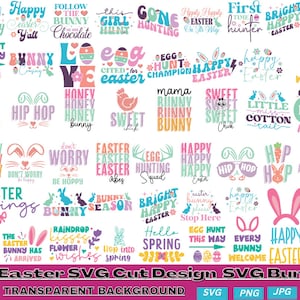 Easter SVG Bundle, Happy Easter svg, Easter Bunny svg, Spring svg,Easter quotes, Easter for Kids, Svg files for Cricut, Cut Files for Cricut