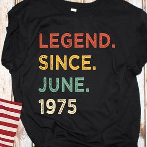 Legend Since 1975 - 50th Birthday Design: Vintage Cut File (Digital Download)
