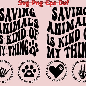 Salvataggio animali SVG: amante degli animali, progettazione tecnica veterinaria (download digitale)