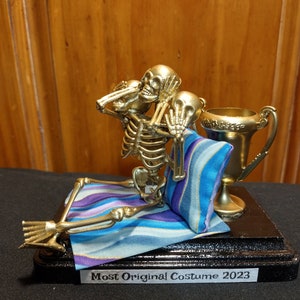 Most Original Costume Halloween Trophy