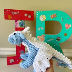 Winter ~ Dragon ~ Crochet Plushie ~ ShopIzzieRuth