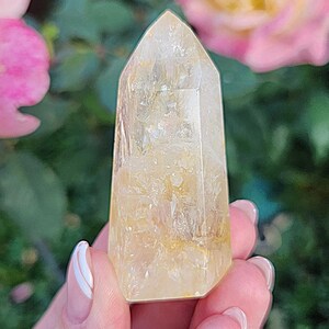 CUTE Golden Healer Crystal Tower F - Solar Plexus Chakra