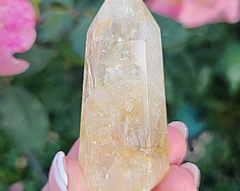 CUTE Golden Healer Crystal Tower F - Solar Plexus Chakra