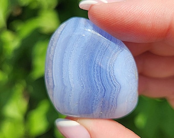 BEAUTIFUL Medium Blue Lace Agate Tumble