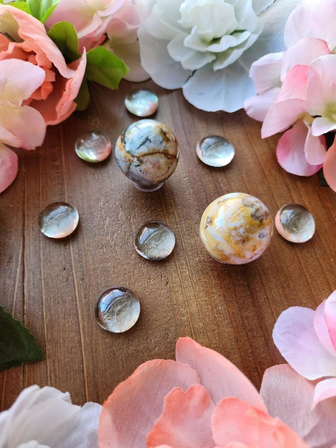 BEAUTIFUL Ocean Jasper Mini Spheres 27.00 - Etsy