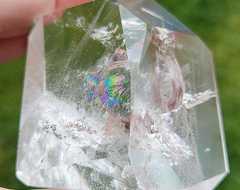 クリアクォーツフリーフォーム - レインボー - Etsy 日本