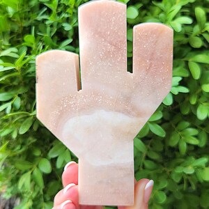 SPARKLY Pink Amethyst Cactus