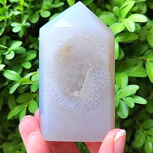 ICY GORGEOUS Druzy Agate Tower