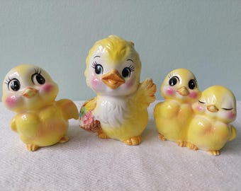 ヴィンテージ陶器イースターひよこ、50 年代の日本? - Etsy 日本