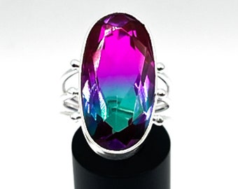 Watermelon Sterling Silver Ring