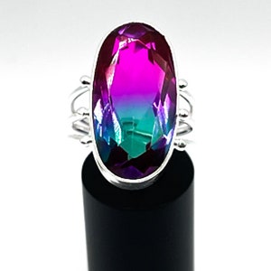 Watermelon Sterling Silver Ring