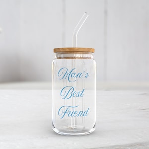 Mans Best Friend Cup | Sabrina Inspired &quot;Man&#39;s Best Friend&quot; Libbey Glass | Short n&#39; Sweet Cup