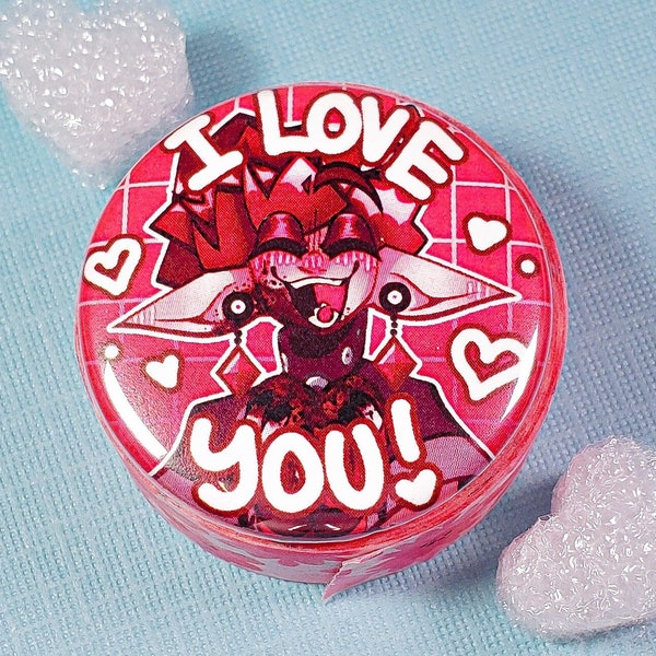 I Love You 1.5in Bloody Heart OC Button Pin [1.5in Bloody Heart OC Pin]