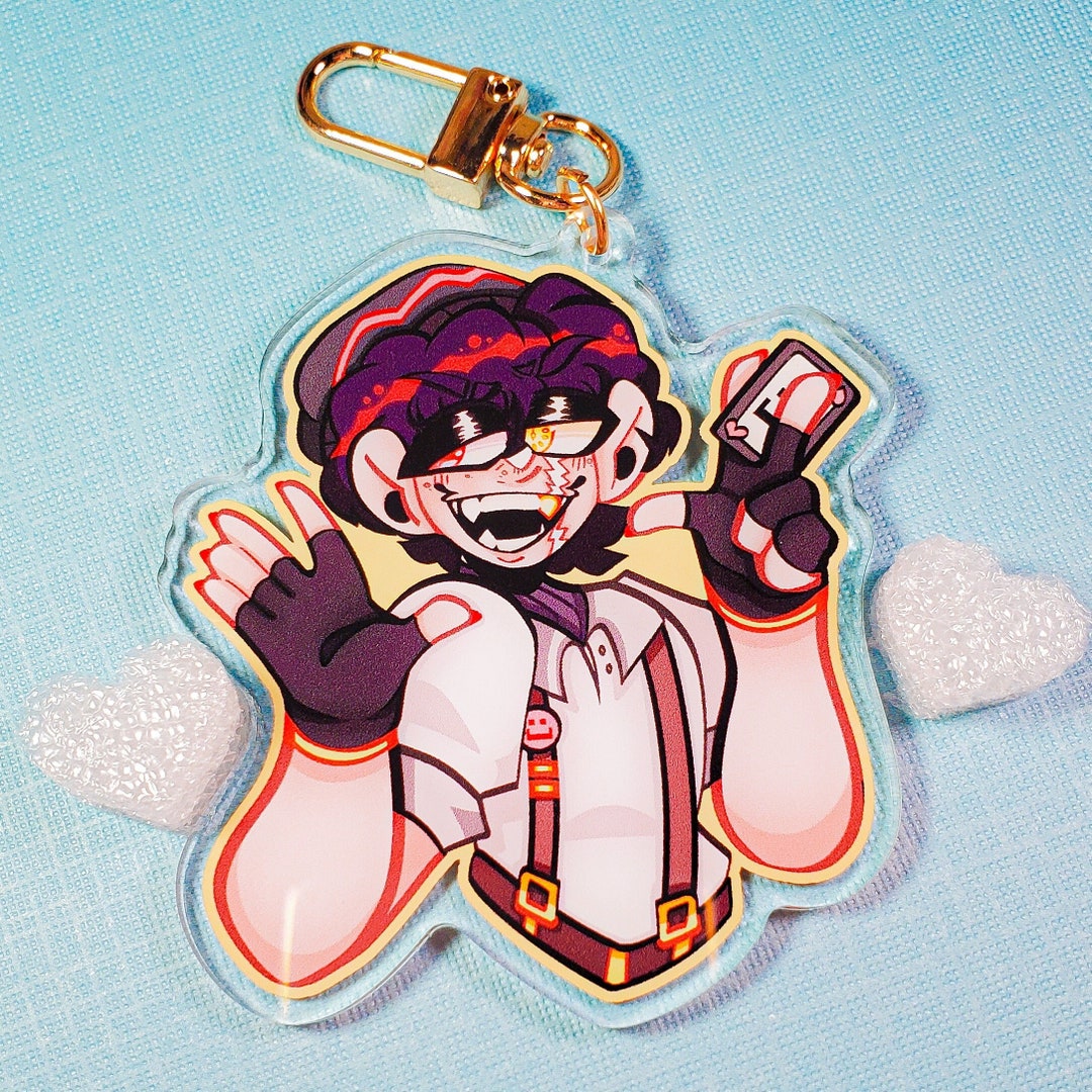 Quackity Dreamsmp Las Nevadas Keychain dreamsmp Quackity Etsy