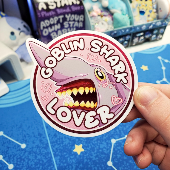 Goblin Shark Lover Sticker [Goblin Shark Waterproof Sticker]